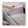 Top Tab Colored Fastener Folders, 2 Fasteners, Letter Size, Lavender Exterior, 50/box