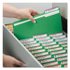 Colored Pressboard Fastener Folders With Safeshield Coated Fasteners, 2 Fasteners, Letter Size, Green Exterior, 25/box