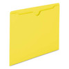 Colored File Jackets With Reinforced Double-ply Tab, Straight Tab, Letter Size, Yellow, 100/box Colored File Jackets With Reinforced Double-ply Tab, Straight Tab, Letter Size, Yellow, 100/box
