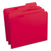 Reinforced Top Tab Colored File Folders, 1/3-cut Tabs: Assorted, Letter Size, 0.75" Expansion, Red, 100/box Reinforced Top Tab Colored File Folders, 1/3-cut Tabs: Assorted, Letter Size, 0.75" Expansion, Red, 100/box