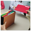 Supertab Colored File Folders, 1/3-cut Tabs: Assorted, Letter Size, 0.75" Expansion, 14-pt Stock, Assorted Colors, 50/box