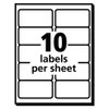 Ecofriendly Mailing Labels, Inkjet/laser Printers, 2 X 4, White, 10/sheet, 100 Sheets/pack