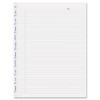 Miraclebind Ruled Paper Refill Sheets For All Miraclebind Notebooks And Planners, 11 X 9.06, White/blue Sheets, Undated Miraclebind Ruled Paper Refill Sheets For All Miraclebind Notebooks And Planners, 11 X 9.06, White/blue Sheets, Undated