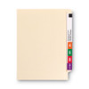 100% Recycled Manila End Tab Folders, Straight Tabs, Letter Size, 0.75" Expansion, Manila, 100/box 100% Recycled Manila End Tab Folders, Straight Tabs, Letter Size, 0.75" Expansion, Manila, 100/box
