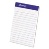 Perforated Writing Pads, Wide/legal Rule, 50 White 8.5 X 11.75 Sheets, Dozen Perforated Writing Pads, Wide/legal Rule, 50 White 8.5 X 11.75 Sheets, Dozen