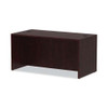 Alera Valencia Series Straight Front Desk Shell, 59.13" X 29.5" X 29.63", Mahogany Alera Valencia Series Straight Front Desk Shell, 59.13" X 29.5" X 29.63", Mahogany