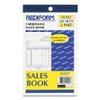 Sales Book, Two-part Carbonless, 4.25 X 6.38, 1/page, 50 Forms Sales Book, Two-part Carbonless, 4.25 X 6.38, 1/page, 50 Forms