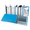 Slant-ring View Binder, 3 Rings, 1" Capacity, 11 X 8.5, White, 4/pack
