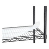 5-shelf Wire Shelving Kit With Casters And Shelf Liners, 36w X 18d X 72h, Black Anthracite 5-shelf Wire Shelving Kit With Casters And Shelf Liners, 36w X 18d X 72h, Black Anthracite