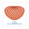 Gem Urinal Screens, Mango Scent, Orange, 12/box