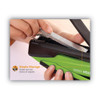 Inpower Spring-powered Desktop Stapler, 20-sheet Capacity, Green