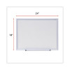 Dry Erase Board, Melamine, 24 X 18, Aluminum Frame Dry Erase Board, Melamine, 24 X 18, Aluminum Frame