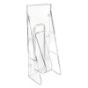 Stand-tall Wall-mount Literature Rack, Leaflet, 4.56w X 3.25d X 11.88h, Clear Stand-tall Wall-mount Literature Rack, Leaflet, 4.56w X 3.25d X 11.88h, Clear