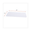 Shelf Liners For Wire Shelving, Clear Plastic, 48w X 24d, 4/pack Shelf Liners For Wire Shelving, Clear Plastic, 48w X 24d, 4/pack