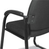 Alera Genaro Series Half-back Sled Base Guest Chair, 25" X 24.80" X 33.66", Black