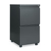 File Pedestal With Full-length Pull, Left Or Right, 2 Legal/letter-size File Drawers, Charcoal, 14.96" X 19.29" X 27.75" File Pedestal With Full-length Pull, Left Or Right, 2 Legal/letter-size File Drawers, Charcoal, 14.96" X 19.29" X 27.75"