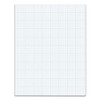 Cross Section Pads, Cross-section Quadrille Rule (8 Sq/in, 1 Sq/in), 50 White 8.5 X 11 Sheets