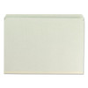 Recycled Pressboard Folders With Two Safeshield Coated Fasteners, 2" Expansion, Straight Tab, Legal Size, Gray-green, 25/box