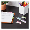 Ultra Tabs Repositionable Margin Tabs, 1/5-cut Tabs, Assorted Pastels, 2.5" Wide, 48/pack