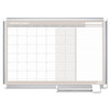 Magnetic Dry Erase Calendar Board, Weekly Planning/scheduling, 36" X 24", White Surface, Satin Aluminum Frame Magnetic Dry Erase Calendar Board, Weekly Planning/scheduling, 36" X 24", White Surface, Satin Aluminum Frame