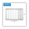 Magnetic Dry Erase Calendar Board, Weekly Planning/scheduling, 36" X 24", White Surface, Satin Aluminum Frame Magnetic Dry Erase Calendar Board, Weekly Planning/scheduling, 36" X 24", White Surface, Satin Aluminum Frame