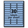 High-visibility Permanent Laser Id Labels, 1 X 2 5/8, Pastel Blue, 750/pack High-visibility Permanent Laser Id Labels, 1 X 2 5/8, Pastel Blue, 750/pack