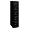 310 Series Vertical File, 5 Legal-size File Drawers, Black, 18.25" X 26.5" X 60"