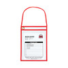 1-pocket Shop Ticket Holder W/setrap And Red Stitching, 75-sheet, 9 X 12, 15/box 1-pocket Shop Ticket Holder W/setrap And Red Stitching, 75-sheet, 9 X 12, 15/box