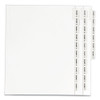 Avery-style Preprinted Legal Bottom Tab Divider, Exhibit G, Letter, White, 25/pk