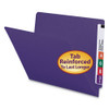 Shelf-master Reinforced End Tab Colored Folders, Straight Tabs, Letter Size, 0.75" Expansion, Lavender, 100/box Shelf-master Reinforced End Tab Colored Folders, Straight Tabs, Letter Size, 0.75" Expansion, Lavender, 100/box
