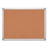 Earth Cork Board, 48 X 72, Aluminum Frame Earth Cork Board, 48 X 72, Aluminum Frame