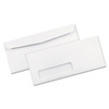 Park Ridge Embossed Executive Envelope, Address Window, #10, Commercial Flap, Gummed Closure, 4.13 X 9.5, White, 500/box