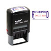 Printy Economy Date Stamp, Self-inking, 1.63" X 1", Blue/red Printy Economy Date Stamp, Self-inking, 1.63" X 1", Blue/red