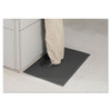 Air Step Antifatigue Mat, Polypropylene, 36 X 60, Black