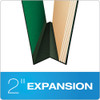 Hanging-style Personnel Folders, 5 Dividers With 1/5-cut Tabs, 1/3-cut Exterior Tabs, Letter Size, Green
