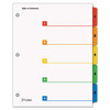 Onestep Printable Table Of Contents And Dividers, 31-tab, 1 To 31, 11 X 8.5, White, 1 Set Onestep Printable Table Of Contents And Dividers, 31-tab, 1 To 31, 11 X 8.5, White, 1 Set