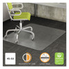 Duramat Moderate Use Chair Mat, Low Pile Carpet, Flat, 45 X 53, Rectangle, Clear