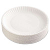 Paper Plates, 9" Dia, White, 100/pack Paper Plates, 9" Dia, White, 100/pack