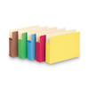 Colored File Pockets, 3.5" Expansion, Legal Size, Assorted, 5/pack