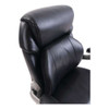 Cosset Mid-back Executive Chair, Supports Up To 275 Lb, 18.5" To 21.5" Seat Height, Black Seat/back, Slate Base