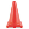 Hi-visibility Vinyl Cones, 18" Tall, Orange