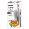 Icy Mechanical Pencil, 0.5 Mm, Hb (#2.5), Black Lead, Transparent Smoke Barrel, 24/pack Icy Mechanical Pencil, 0.5 Mm, Hb (#2.5), Black Lead, Transparent Smoke Barrel, 24/pack