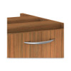 Alera Valencia Series Hanging Pedestal File, Left/right, 2-drawer: Box/file, Legal/letter, Modern Walnut,15.63 X 20.5 X 19.25 Alera Valencia Series Hanging Pedestal File, Left/right, 2-drawer: Box/file, Legal/letter, Modern Walnut,15.63 X 20.5 X 19.25