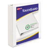 Touchguard Protection Heavy-duty View Binders With Slant Rings, 3 Rings, 1.5" Capacity, 11 X 8.5, White Touchguard Protection Heavy-duty View Binders With Slant Rings, 3 Rings, 1.5" Capacity, 11 X 8.5, White