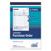 Purchase Order Book, Two-part Carbonless, 5.56 X 8.44, 1/page, 50 Forms Purchase Order Book, Two-part Carbonless, 5.56 X 8.44, 1/page, 50 Forms
