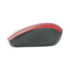 Mini Wireless Optical Mouse, 2.4 Ghz Frequency/30 Ft Wireless Range, Left/right Hand Use, Red/black Mini Wireless Optical Mouse, 2.4 Ghz Frequency/30 Ft Wireless Range, Left/right Hand Use, Red/black