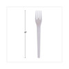 Plantware Compostable Cutlery, Fork, 6", Pearl White, 50/pack, 20 Pack/carton Plantware Compostable Cutlery, Fork, 6", Pearl White, 50/pack, 20 Pack/carton