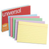 Index Cards, Ruled, 5 X 8, Assorted, 100/pack Index Cards, Ruled, 5 X 8, Assorted, 100/pack