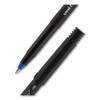 Onyx Roller Ball Pen, Stick, Fine 0.7 Mm, Blue Ink, Black Matte Barrel, 72/pack