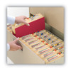 Colored File Pockets, 3.5" Expansion, Letter Size, Red Colored File Pockets, 3.5" Expansion, Letter Size, Red